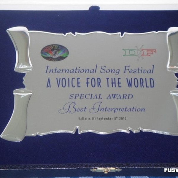 A Voice for the World 2012 (Rimini Bellaria,Italy)